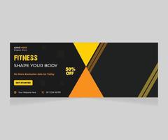 Social media banner cover design templates. vector