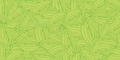 Ilustración de fondo de vector de patrón de textura de hoja verde suave abstracto