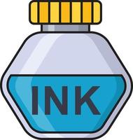 Ilustración de vector de tinta sobre un fondo. Símbolos de calidad premium. Iconos vectoriales para concepto y diseño gráfico.