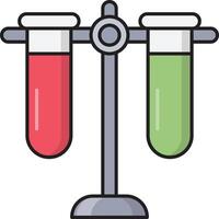 test tube vector illustration on a background.Premium quality symbols.vector icons for concept and graphic design.