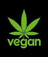 Vegan logo vector tshirt design