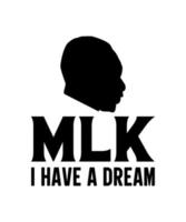 Martin luther king day concept illustration vector