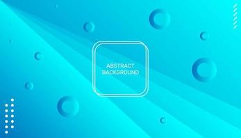Geometric abstract background with light blue gradient color vector