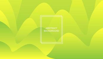 Green and yellow abstract background in minimal style vector