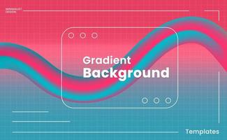 Color Gradient Backgrounds with Memphis Design Blends, For Background Design Uses, Web Pages, Games, Events, Advertising Promotions and More. vector