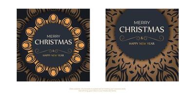 Christmas card template vector