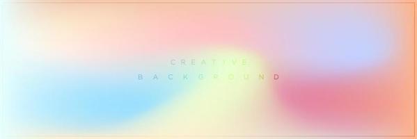 Modern abstract soft color banner gradient background design vector