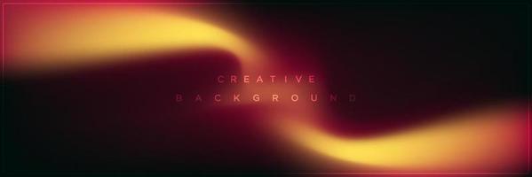 Modern red yellow burn banner gradient background design vector