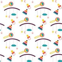 baby pattern design vector