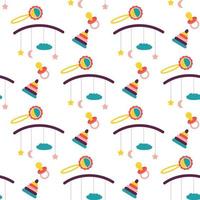 baby pattern design vector