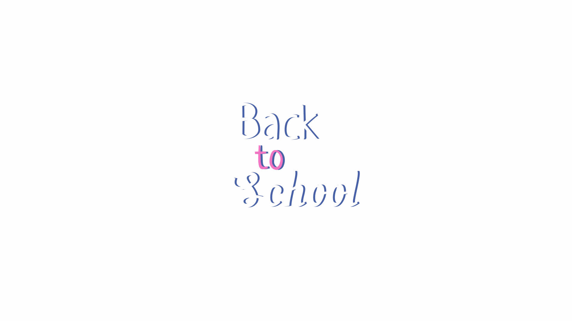 Animated welcome back text template. High school. Looped HD video footage  with alpha channel. Short phrase animation for postcard, ecard, banner  13651742 Stock Video at Vecteezy