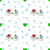 Seamless  Christmas pattern, Love concept. Design for wrapping paper, fabric  pattern, background, card, coupons, banner, Used to decorate the Merry Christmas and Happy New Year. vector