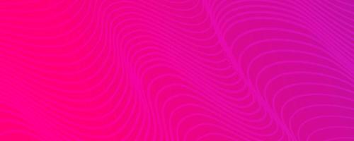 Modern colorful gradient background with wave lines. Pink geometric abstract presentation backdrop. Vector illustration