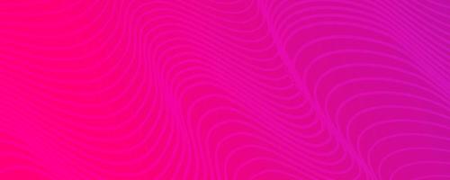 Modern colorful gradient background with wave lines. Pink geometric abstract presentation backdrop. Vector illustration