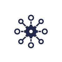 operations or process icon, vector