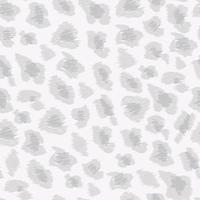 Grey animal leopard seamless vector pattern.