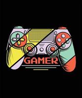 Gamer Realistic Modern video game console vector