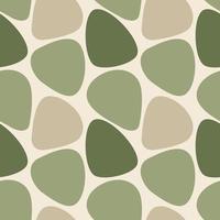 Graphic elements green and beige pattern vector