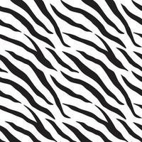 Vector illustration of seamless zebra pattern