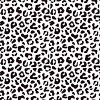 Camouflage leopard black and white pattern vector