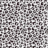 Camouflage leopard black and white pattern vector