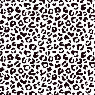 Camouflage leopard black and white pattern