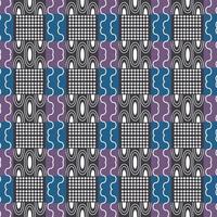 pattern design with circles , lines and stars vector