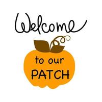 Fall vector. Welcome to our patch vector