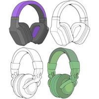 headphone illustration. Headphone logo or icon. Vector art.headphone illustration. Headphone logo or icon. Vector art.