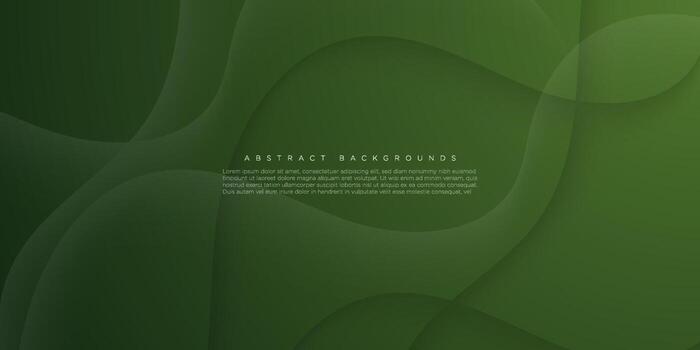 Trendy abstract dark  green diagonal shape light and shadow background. Eps10 vector