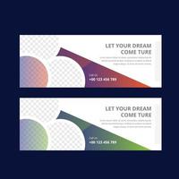 Business Corporate Web Banners vector