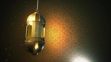 fond de lanterne du ramadan video