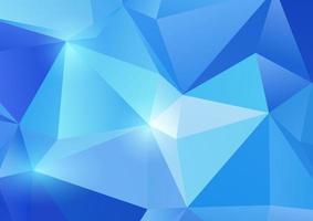 abstract blue low poly design background vector