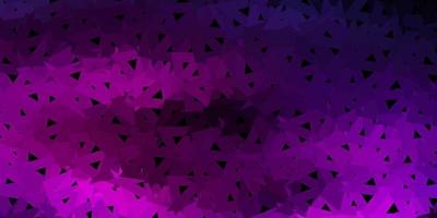 Dark pink vector abstract triangle pattern.