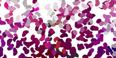 Light pink vector backdrop with chaotic shapes.
