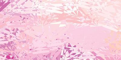 Light Pink vector pattern with abstract shapes.