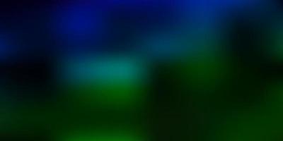 Dark blue, green vector gradient blur pattern.