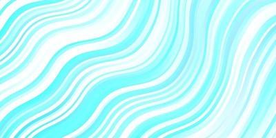 Light BLUE vector background with curves.