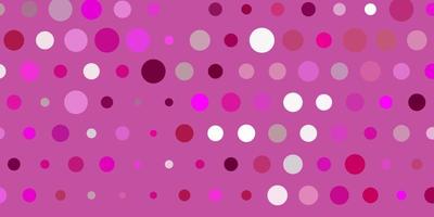 Light pink vector texture with disks.