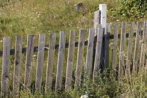 Wooden fence for security photo