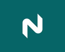 N logo design vector template