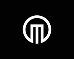 M logo design vector template