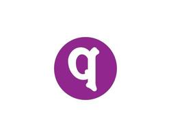 Q logo design vector template