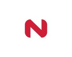 N logo design vector template