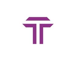 T TT logo design vector template