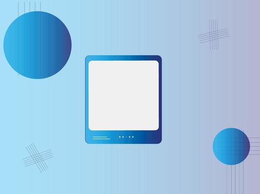 Social media carousel post template