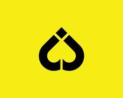 J logo design vector template
