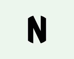 N logo design vector template