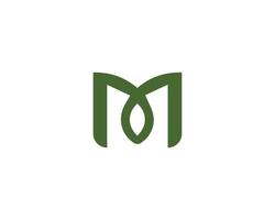 M logo design vector template