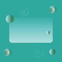 Abstract wave element for design. Vector
